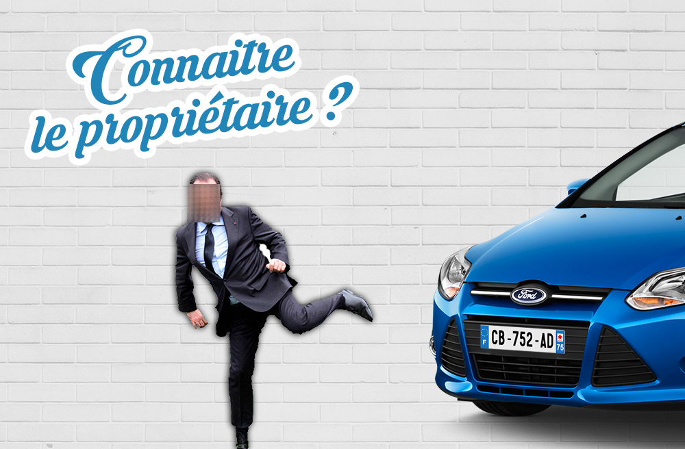 Trouver le propriétaire d'une plaque immatriculation, c'est facile ? 